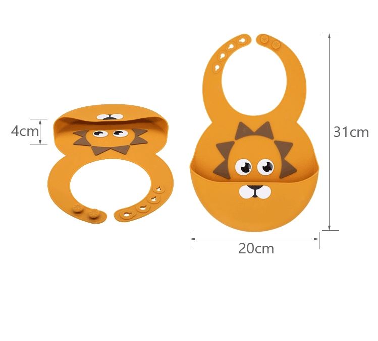 Fashion Waterproof Baby Silicone Bibs Fashion Waterproof Baby Silicone Bibs