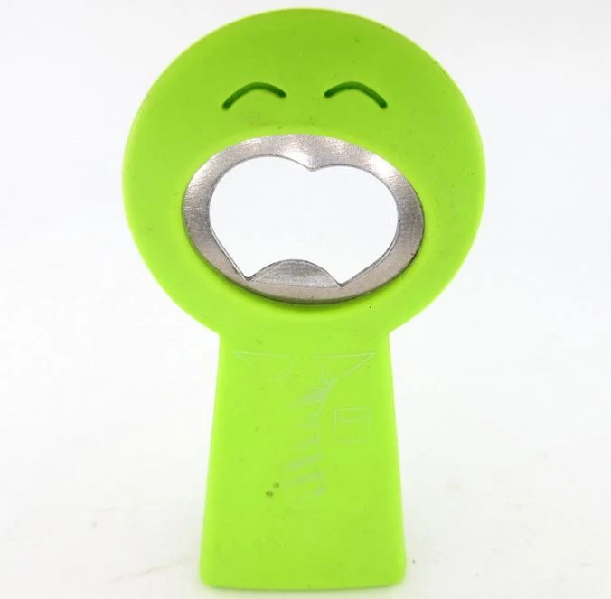 3D cartoon pvc rubber bottle opener