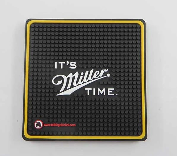 pvc drink coasters