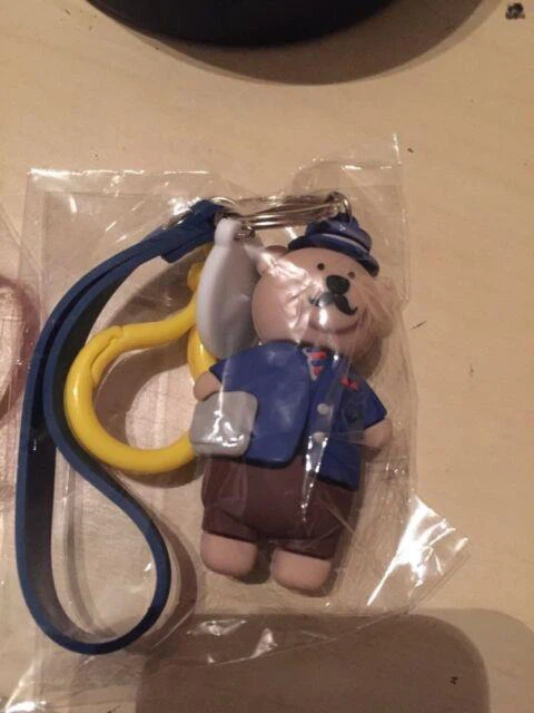 Custom Design Manufacturer 3D Bear Doll PVC Keychain