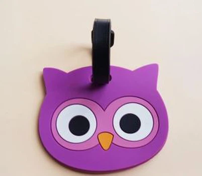 มาใหม่ Custom Safety Travel สายการบิน Soft Pvc 2D/3D ซิลิโคนกระเป๋าTag