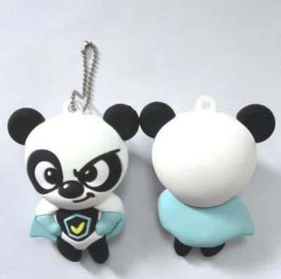 Panda 3D PVC Soft Keychain Promotion Gift พวงกุญแจรถยนต์