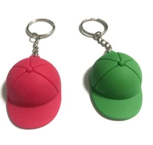Pvc3D Soft Keychain Cap พวงกุญแจ