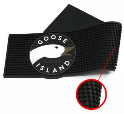 Soft Pvc Bar เสื่อรางเครื่องดื่ม Rubber Bar Mat