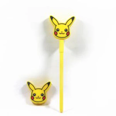 ตัวการ์ตูน PVC อ่อนปากกา Cap 3d Pen Topper