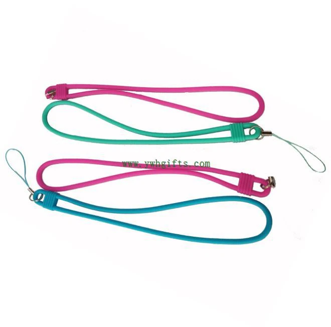 Flexible Silicone Cellphone Lanyard Silicone Adjustable Face-mask Rope Lanyard